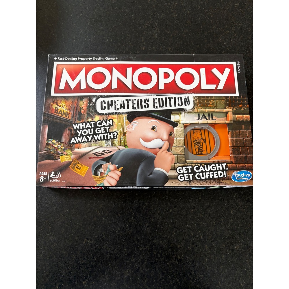 Monopoly Cheaters Edition board game by Hasbro